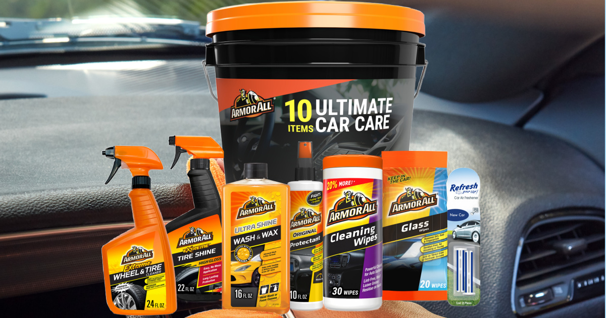 Armor All Ultimate Car Care Holiday Gift Bucket (10 Pieces