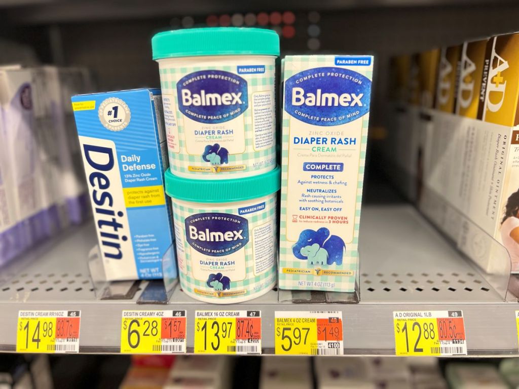 Balmex Jar on shelf at Walmart
