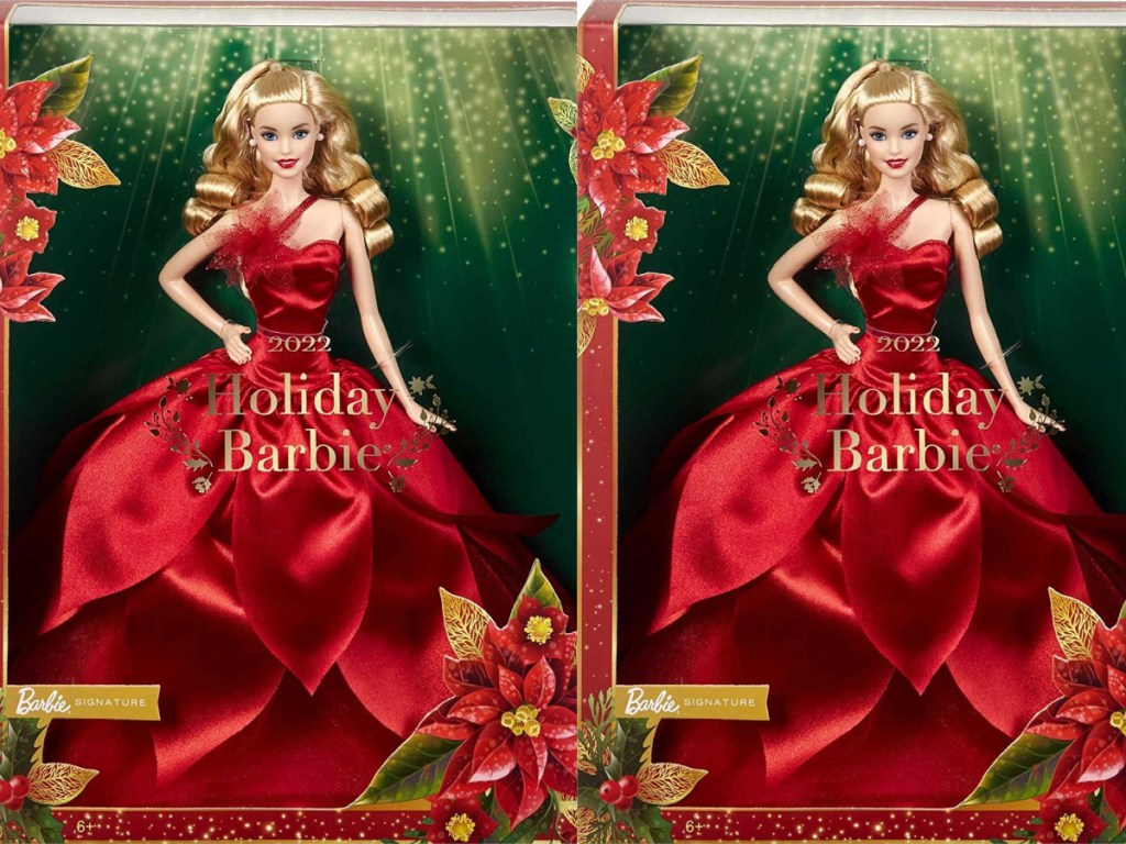 Barbie Signature 2022 Holiday Doll with Blonde Hair