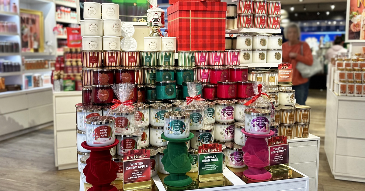 bath and body works candles cost