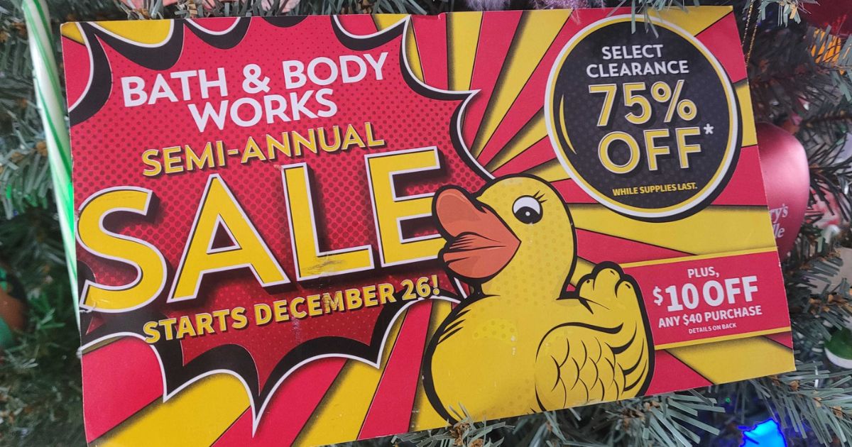 Bath and Body Works semi annual sale mailer coupons 2022