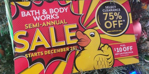 Bath & Body Works Semi-Annual Sale is Here