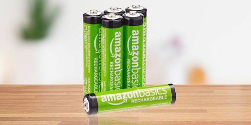 Amazon Rechargeable AAA Batteries 6-Pack Only $3.59 (Great to Pair w/ Christmas Gifts)