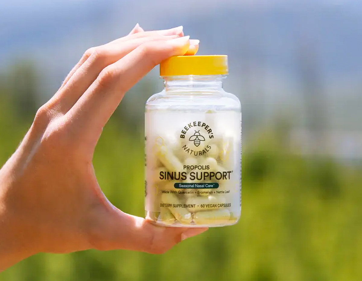 Beekeeper’s Naturals Sinus Support Vegan Capsules 20.99 Shipped on