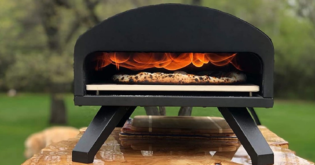  Bertello Outdoor Wood & Gas Fired Pizza Oven 