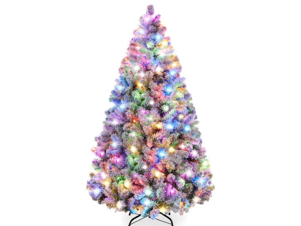 Best Choice Products 6ft Pre-Lit Holiday Christmas Pine Tree