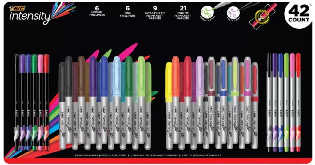 Bic Intensity Markers in a pack 