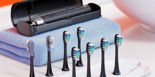 Smart Ultrasonic Electric Toothbrush Just $12.49 on Amazon | Includes 2 Years of Brush Heads