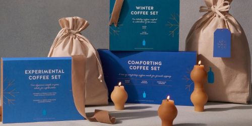 Rare 25% Off Blue Bottle Coffee & Gift Sets | Specialty-Grade Whole Bean Varieties from $9.40 Shipped