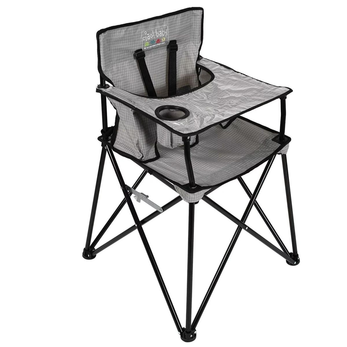 Ciao baby portable highchair in gray 