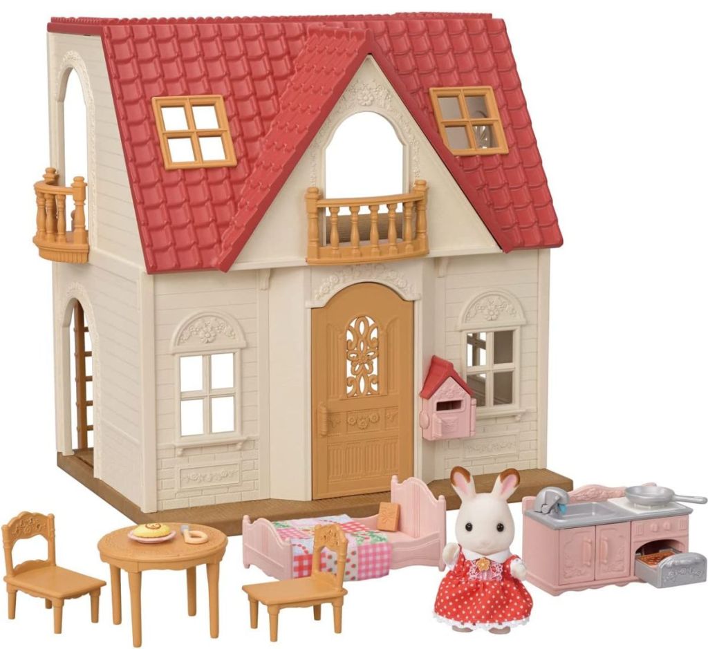 Calico Critters Red Roof Cozy Cottage Playset
