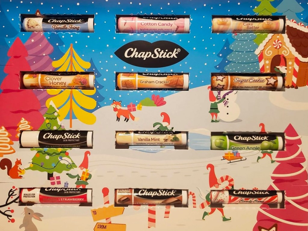 Chapstick Advent Calendar