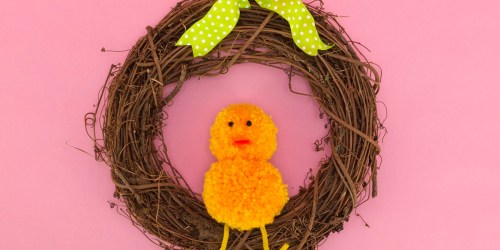 FREE Michaels Kids Club Classes | Make a Pom Pom Easter Chick