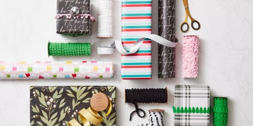 Bed Bath & Beyond Christmas Wrapping Paper from $3 (Regularly $6)