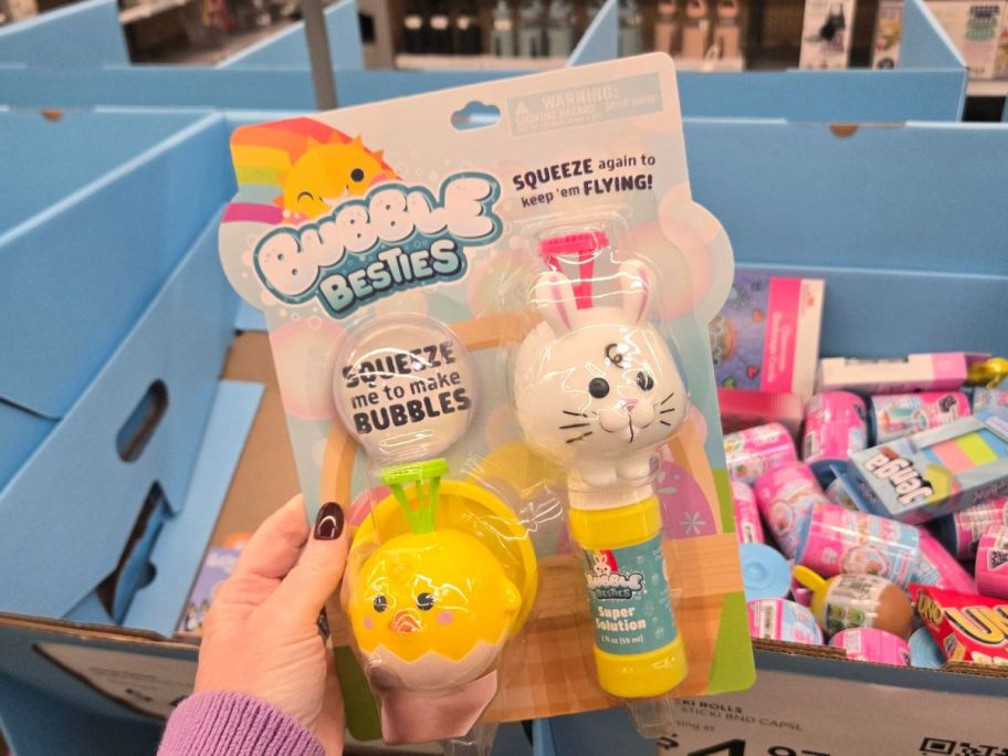 Chuckle & Roar Easter Bubble Besties 2-Pack in hand in store