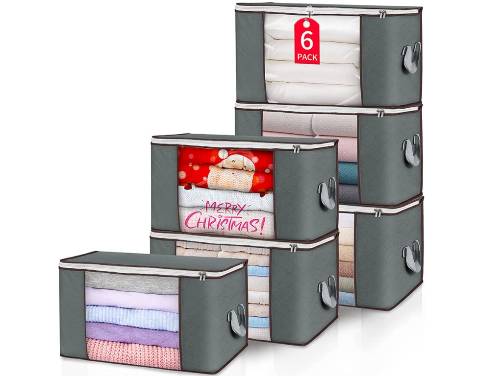 Foldable Storage Containers 6Pack Only 14.99 on Amazon (Regularly 45)