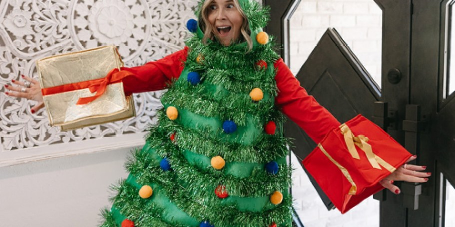 Collin’s Forever 21 Christmas Tree Dress is Just $48.99 (Reg. $70) – But Will Sell Out!