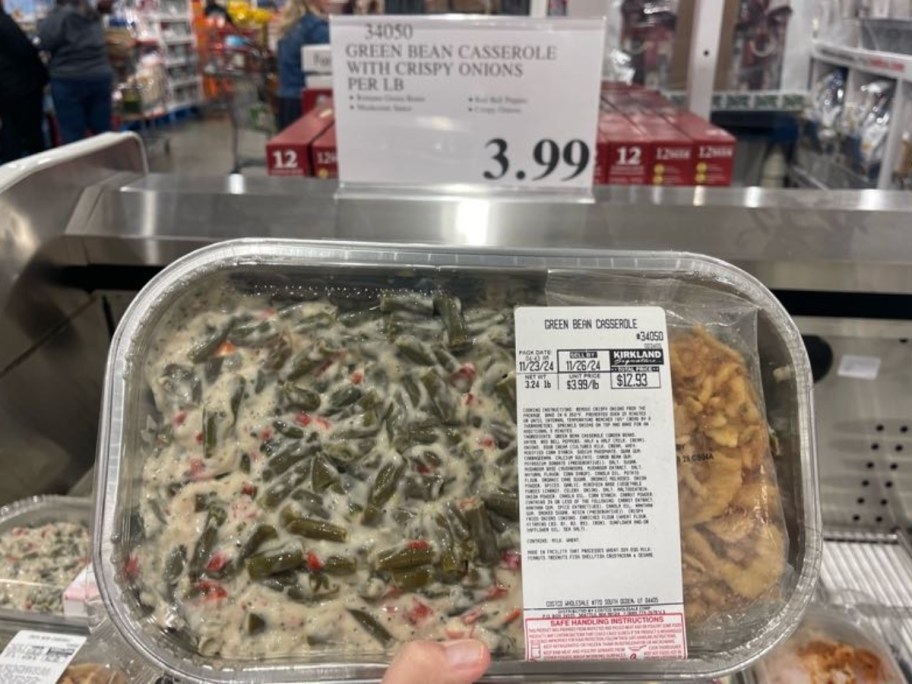 Green Bean Casserole w/ Crispy Onions at costco