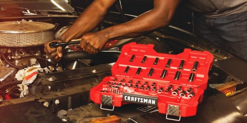 Up to 50% Off Craftsman Mechanics Tool Sets w/ Cases on Lowes.com | Prices from $49.98 Shipped