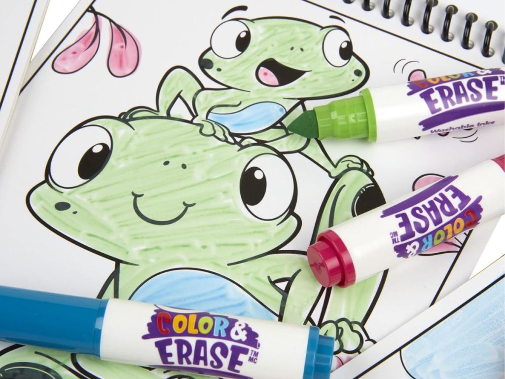 Crayola Color & Erase Frogs