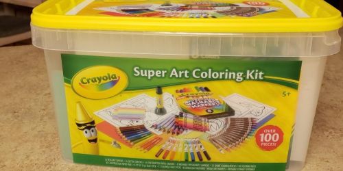Crayola Super Art Coloring Kit Only $21 on Amazon (Regularly $31) | Over 100 Markers, Crayons & More