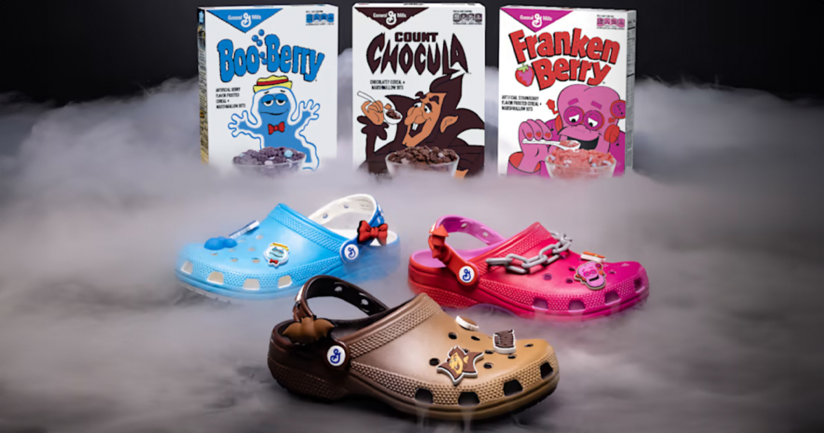 NEW Crocs Monsters Cereal Collection - Count Chocula, Boo-Berry, &  Franken-Berry Clogs