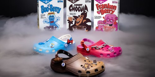 NEW Crocs Monsters Cereal Collection – Count Chocula, Boo-Berry, & Franken-Berry Clogs
