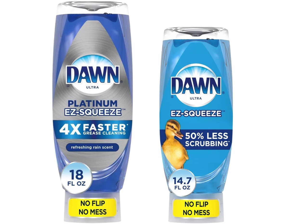 Dawn ez squeeze 18 and 14oz bottles 