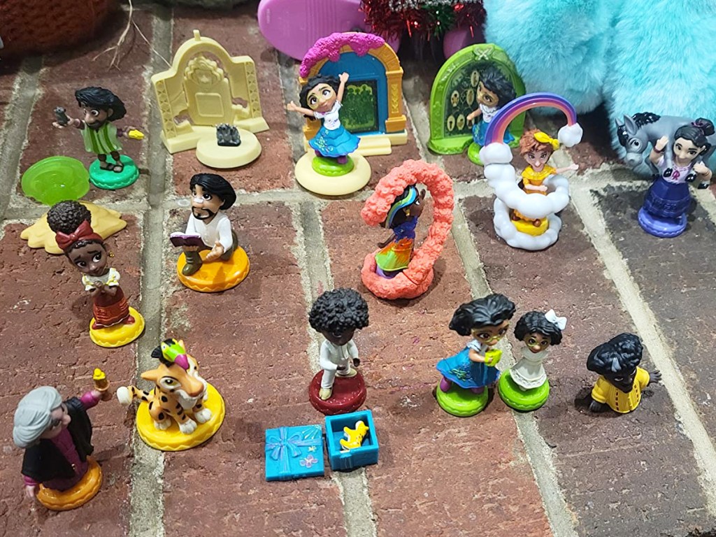 Disney Encanto figurines on display
