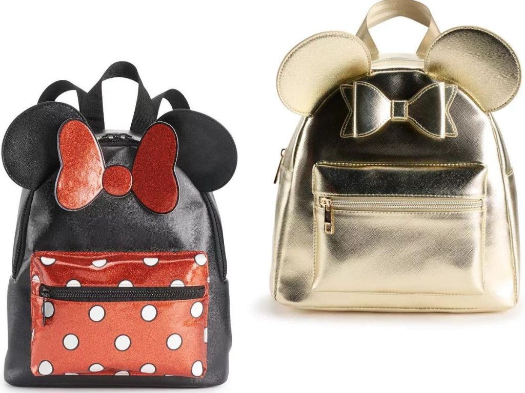 stock images of 2 Disney Minnie Mouse Mini Backpacks