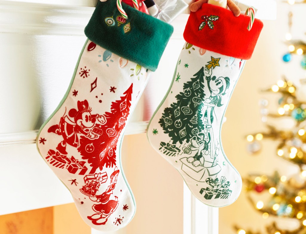 two disney stockings