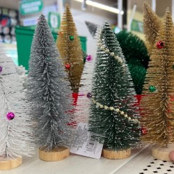Dollar Tree Mini Christmas Trees Only $1.25 | Lots of Styles & Colors