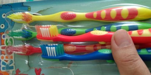 Dr. Fresh Kids Toothbrushes 5-Pack Only $1 on Walmart.com | Practical Stocking Stuffer