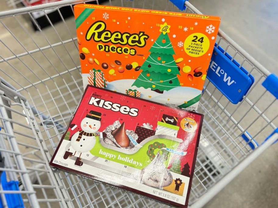 Hershey Kiss and Reese's Pieces Advent Calendars