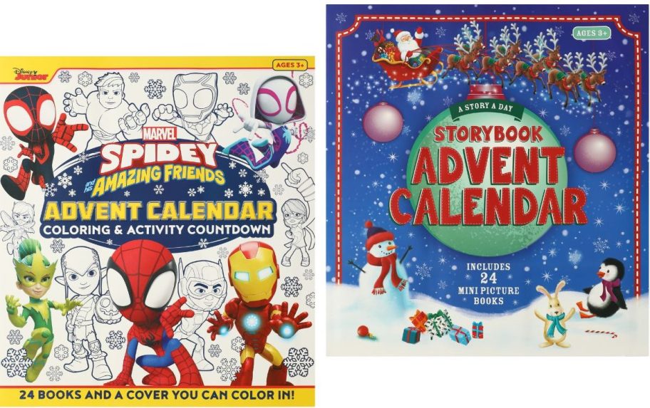 Marvel Activity and Christmas Storybook Advent Calendars