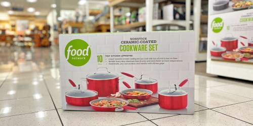 Food Network Cookware 10-Piece Set Only $49.71 Shipped (Regularly $130) + Get $15 Kohl’s Cash
