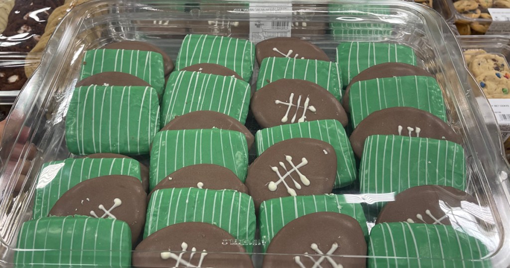 Football Cutout Cookies
