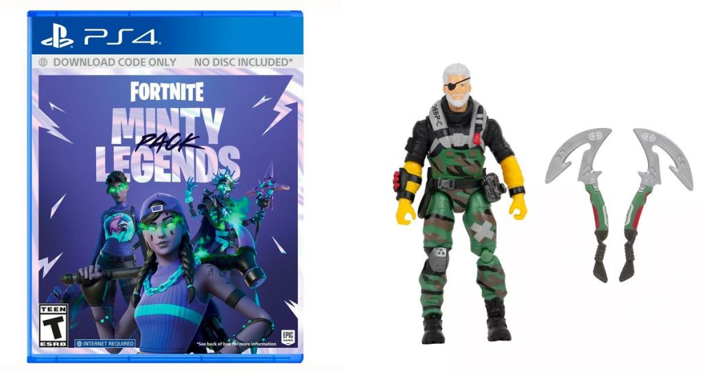 Fortnite PS4 Game and Action figure