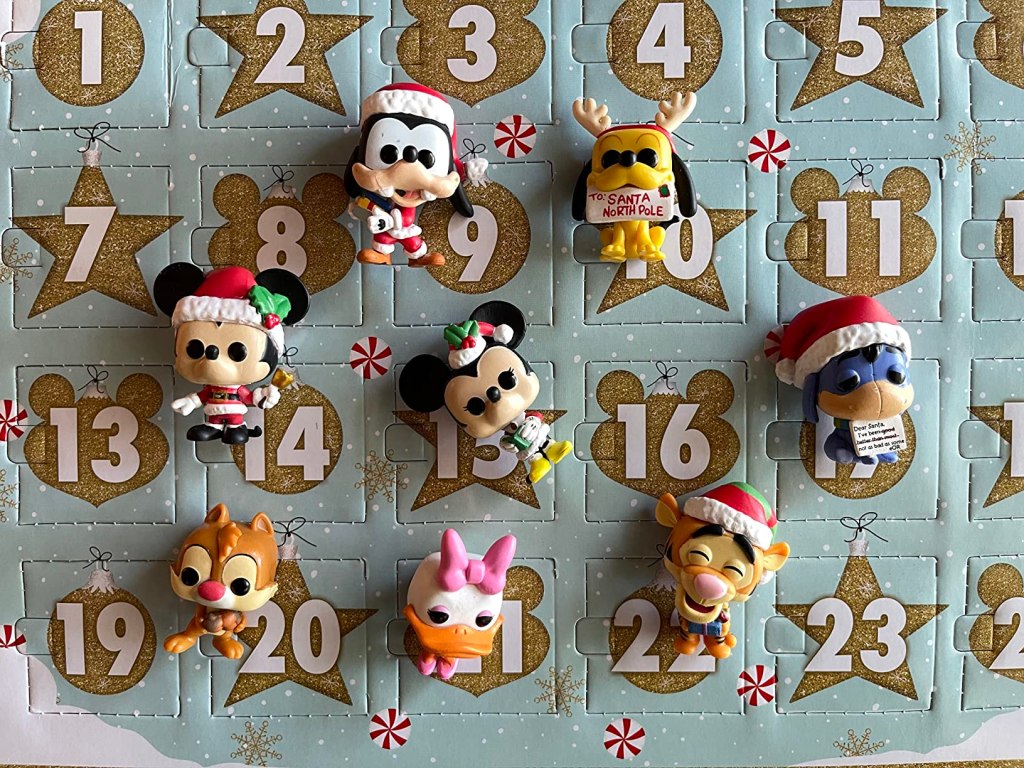 Funko Disney Advent with contents showing