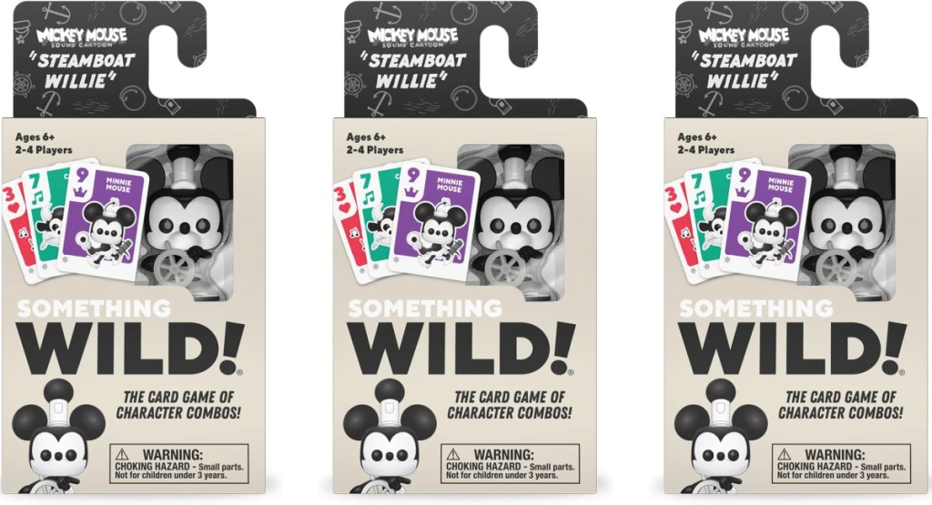 Funko Something Wild! Disney Mickey Mouse w_ Steamboat Willie Pocket Pop! Card Game f