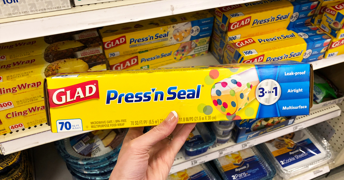 Glad Press 'N Seal Food Wrap, 70-Ft.