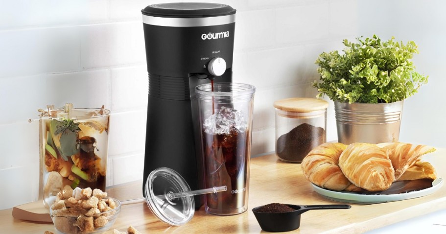 Gourmia Iced Coffee Maker AND Tumbler ONLY $11.86 on Walmart.com (Regularly $25)