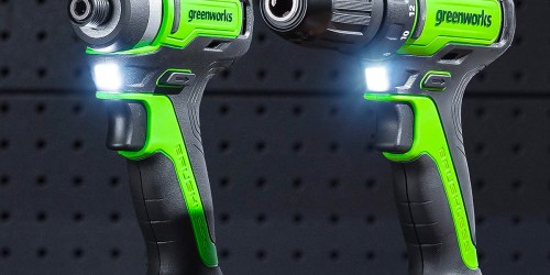 Greenworks Cordless Drill & Impact Driver Kit Only $55 Shipped on Amazon (Reg. $150)