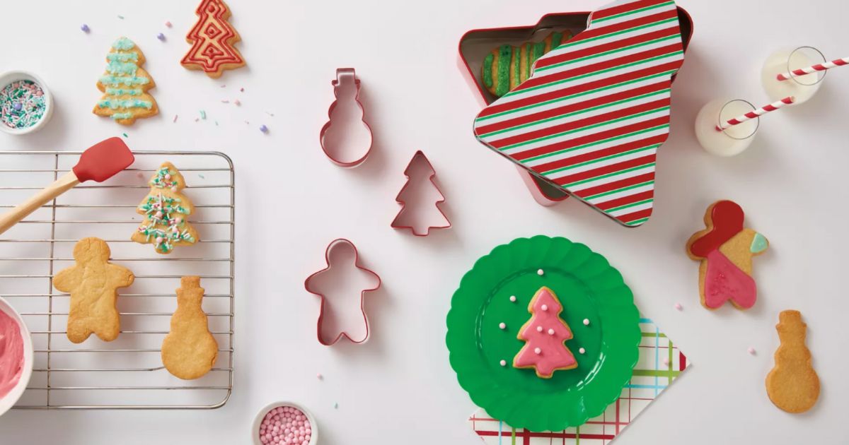 H is for Happy holiday cookie baking set