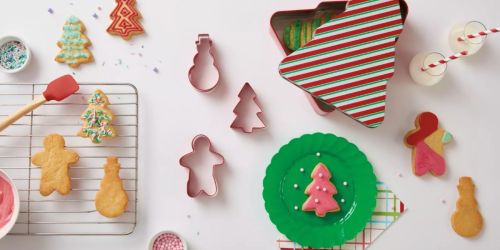 Up to 75% Off Bed Bath & Beyond Christmas Decor | 5-Piece Cookie Cutter Set Only $2.70 + More