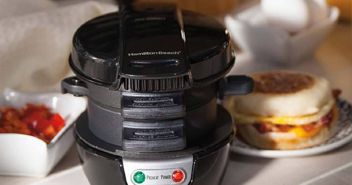 Hamilton Beach Breakfast Sandwich Maker Only 20.99 Shipped on Amazon