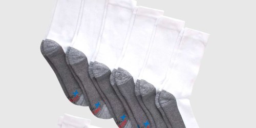 Hanes Men’s Ultra Cushion Crew Socks 6-Pack Only $9.99 on Amazon (Regularly $21)