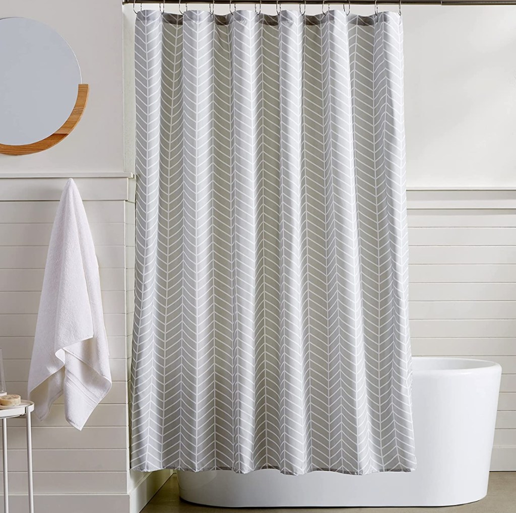 Herringbone Shower Curtain