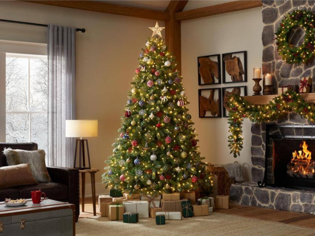 Home Accents 7.5' Holiday Maysville Pine Artificial Christmas Tree w/ Color Changing Lights is one of the unusual things you can rent