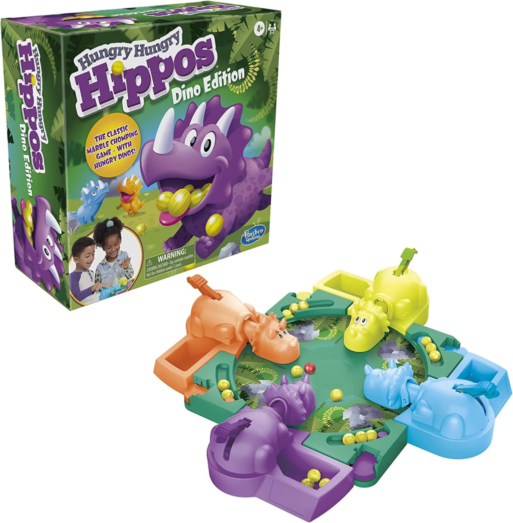 Hungry Hungry Hippos Dino Edition Board Game